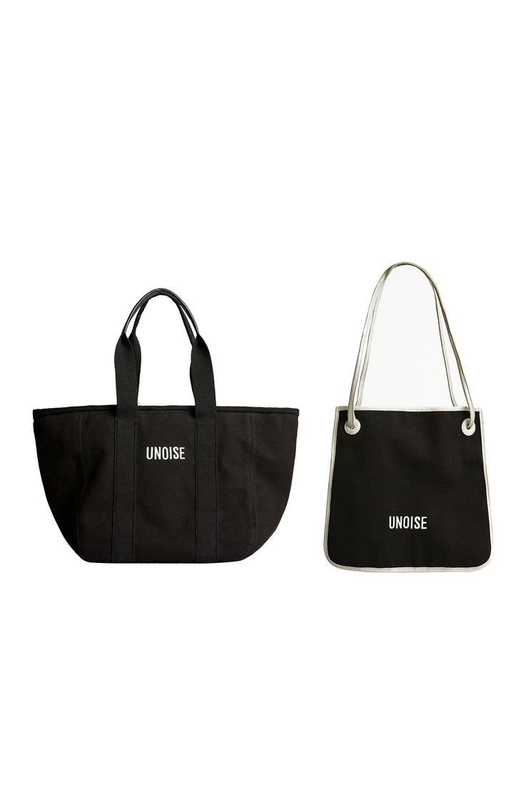 siyah canvas tote çanta ve siyah shopier çanta